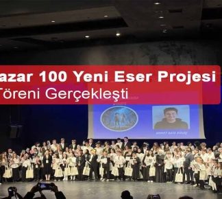 100 Yazar 100 Yeni Eser Projesi Ödül Töreni Gerçekleşti