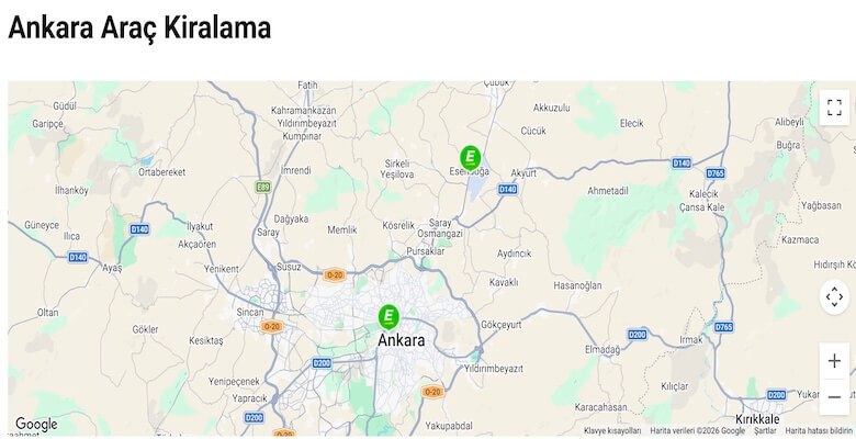 Ankara Araç Kiralama ile Başkentte ve Çevresinde Hareket Etmek