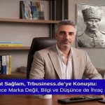 Mürsel Ferhat Sağlam, Trbusiness.de’ye Konuştu: “Türkiye Sadece Marka Değil, Bilgi ve Düşünce de İhraç Etmeli”