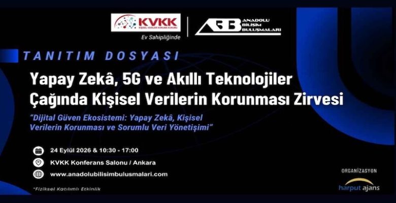 Yapay Zeka ve 5G Çağında Kişisel Verilerin Korunması Zirvesi İçin Geri Sayım